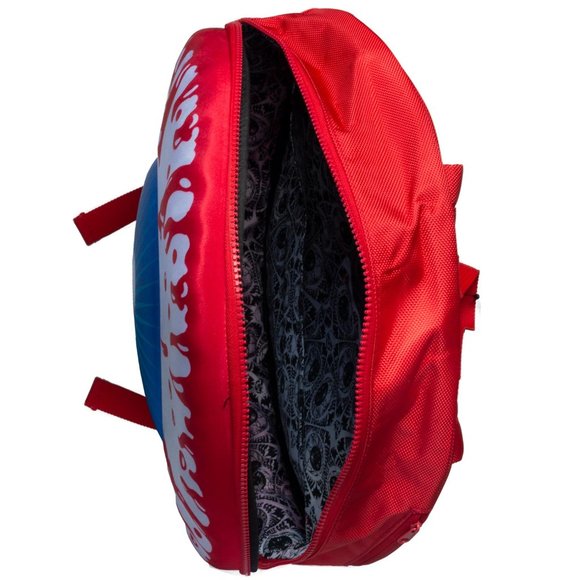 Gothic Punk Red Eyeball Blue Iris Backpack NWT - Picture 4 of 5